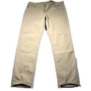 AG Adriano Goldschmied Tellis Modern Slim Pant Mens Khaki Italy Chinos 32 x 28
